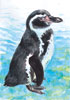 ペンギン 水彩画
