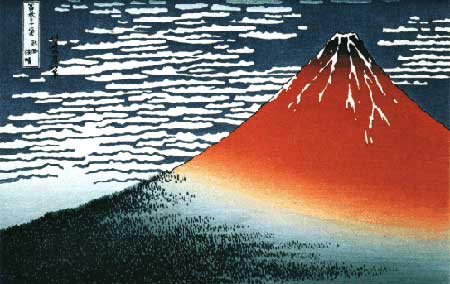 歌川広重 赤富士